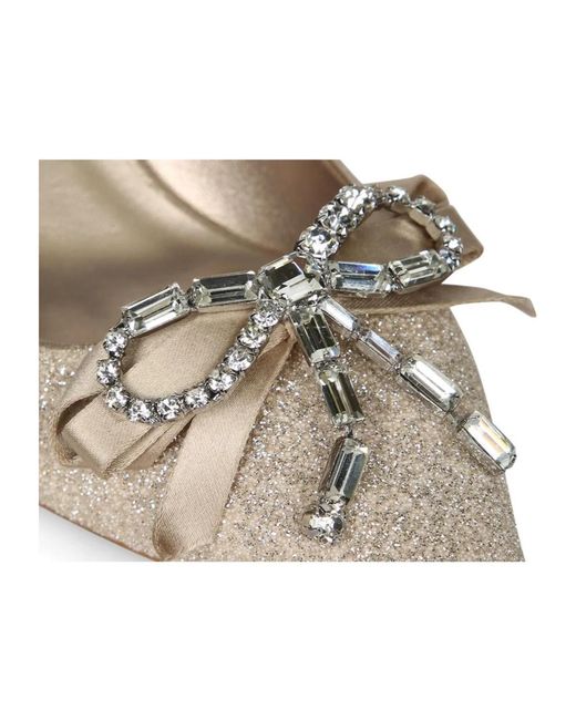 Jimmy Choo White Auria 70 Embellished Pumps