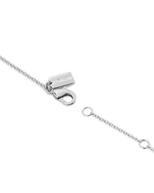 COACH White Star Earrings And Necklace Set