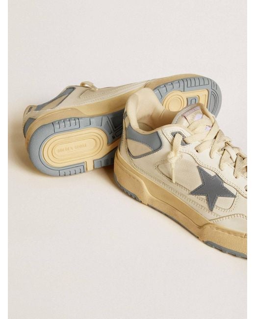 Golden Goose Deluxe Brand Natural Forty 2 Lace-Up Sneakers