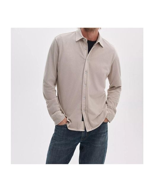 Rag & Bone White Long-Sleeved Shirt for men