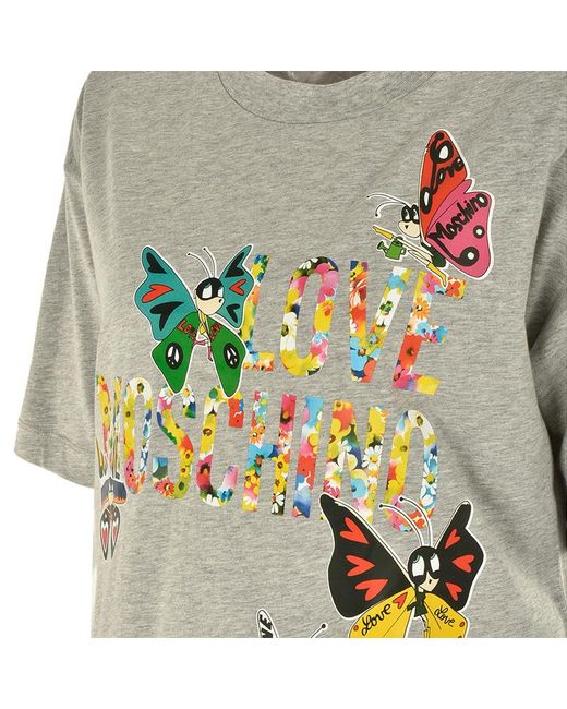 Moschino Multicolor A Printed Dress
