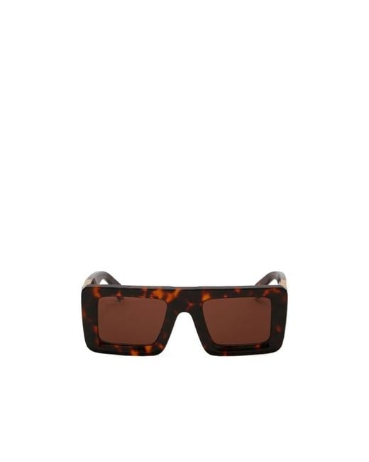 Off-White c/o Virgil Abloh Brown Leonardo Sunglasses for men