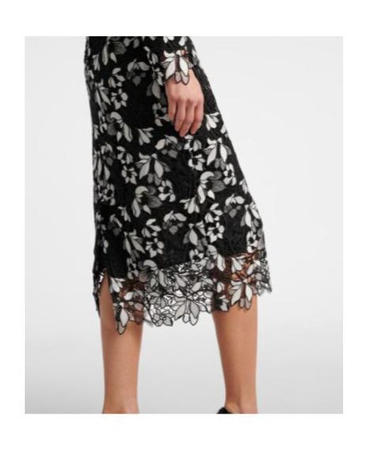 Monique Lhuillier Black Satin Gown