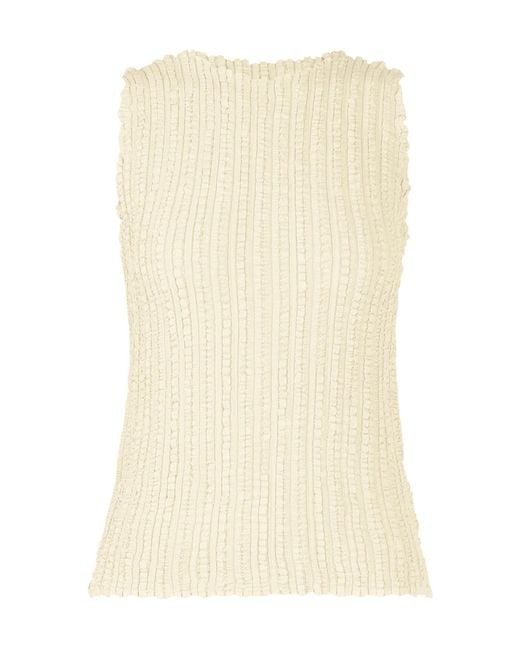 Issey Miyake Natural Jellyfish Pleated Tank Top