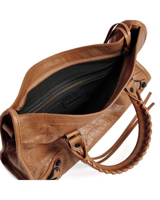 Balenciaga Brown Le City Small Tote Bag
