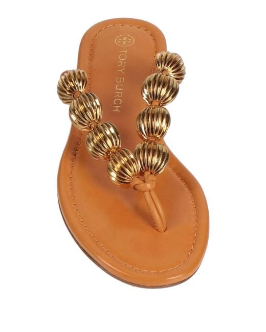 Tory Burch Brown Simple Flip-Flops