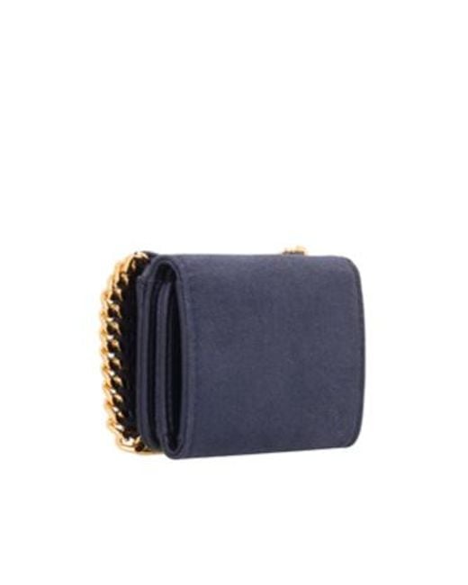 Stella McCartney Blue Trifold Wallet