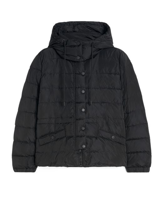 Weekend by Maxmara Black Long-Sleeved Down Jacket