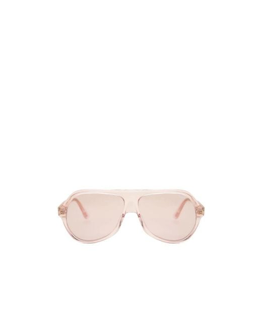 Tom Ford Pink Logo Sunglasses for men