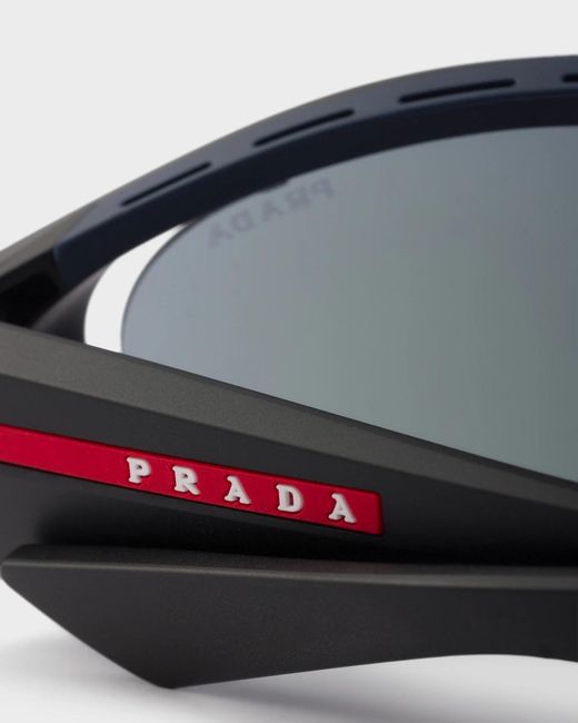 Prada Linea Rossa Blue Active Sunglasses for men