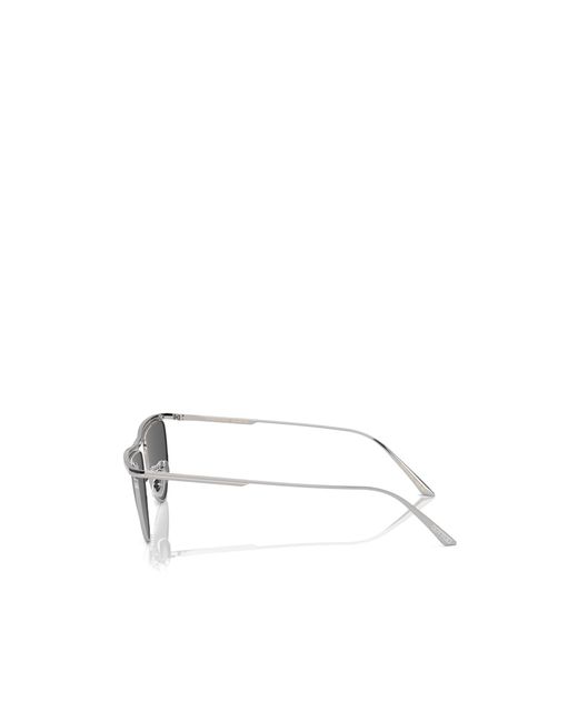 Oliver Peoples White 1984C Round Frame Sunglasses