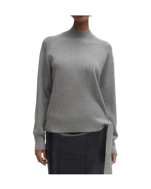 Boss Gray Knitted Sweater
