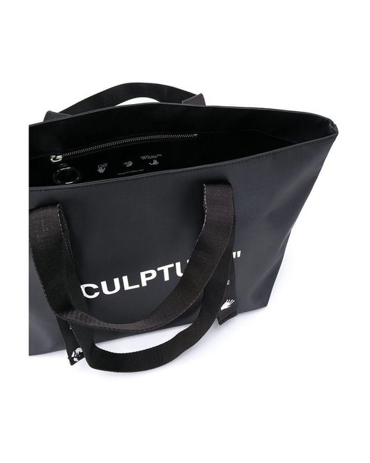 Off-White c/o Virgil Abloh Black Sculpture Tote Bag