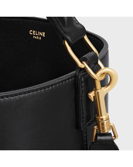 Céline Black Medium Bucket Louise