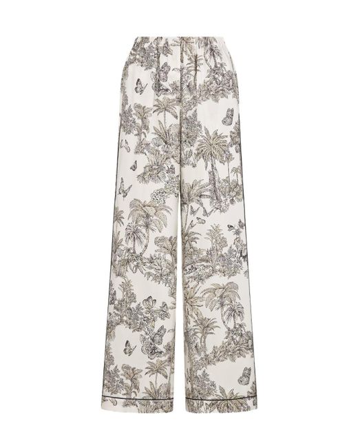 Dior White Iviera Pants