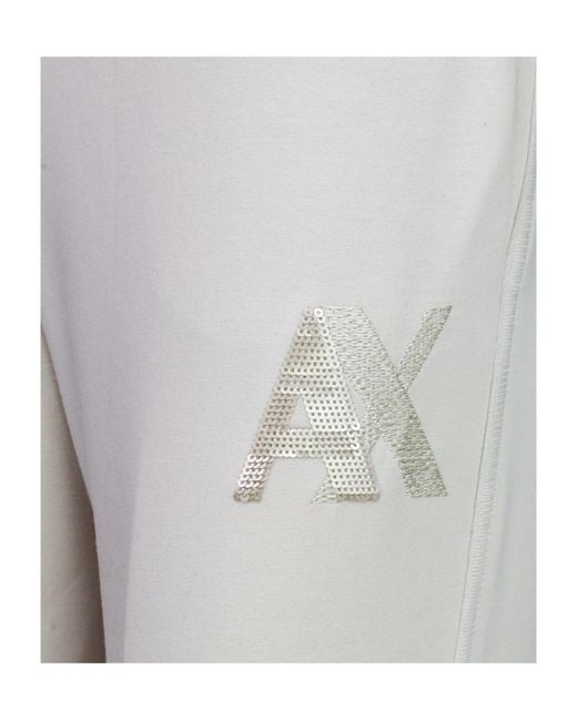 ARMANI EXCHANGE Gray Elastic Waist Casual Pants