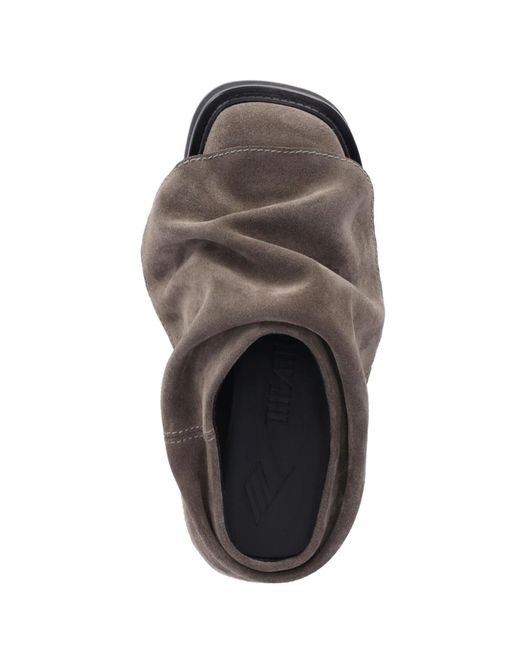 The Attico Brown The Mini Robin Sabot Shoes