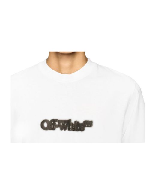 Off-White c/o Virgil Abloh White Spray Arrow Crewneck T-Shirt for men