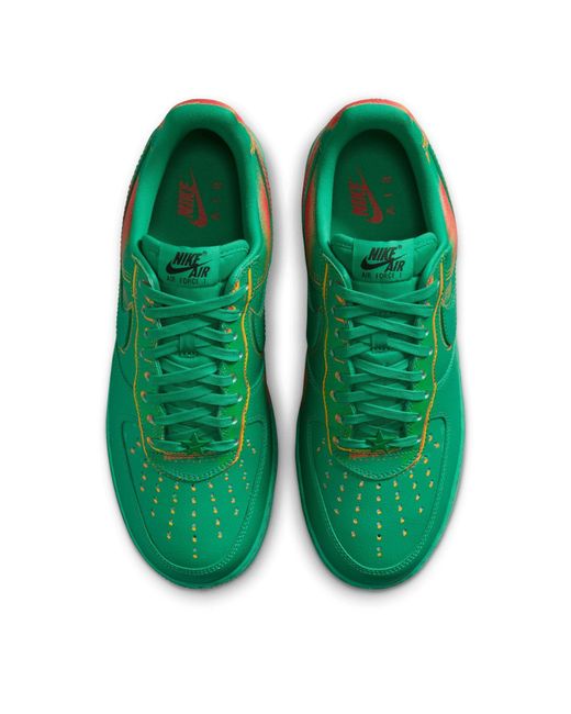Nike Green Air Force 1 Heatmap for men