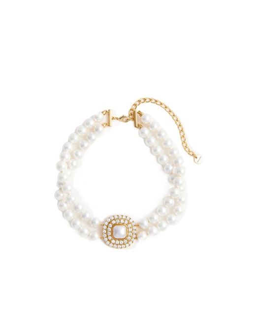 Self-Portrait Metallic Embellished Choker