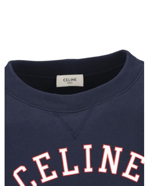 Céline Blue Sweatshirt for men