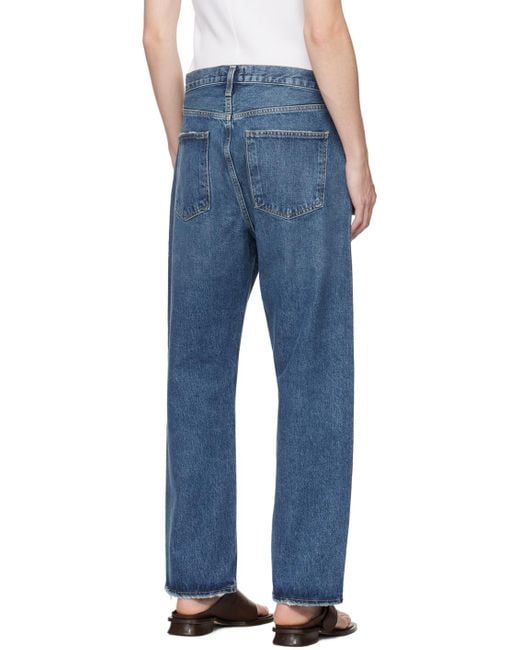 Agolde Blue 90's Mid-Rise Straight Leg Jeans for men