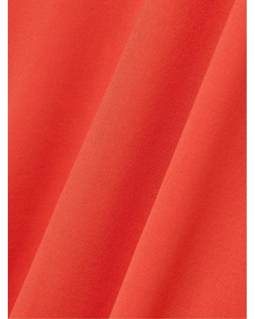 TOVE Red Eula Pleated Dress