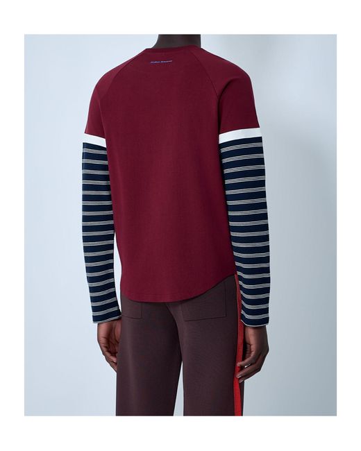 Wales Bonner Red Logo Motif T-Shirt for men