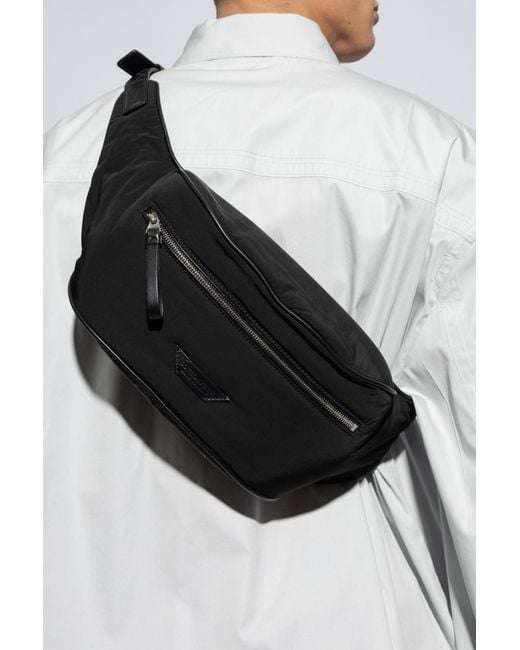 Bottega Veneta Black Crossroad Small Bumbag for men