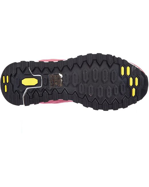 EA7 Pink Logo Lace Up Casual Sports Shoes for men