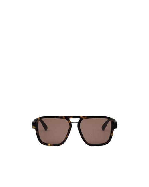 BVLGARI Multicolor Bulgari Square Frame Sunglasses for men