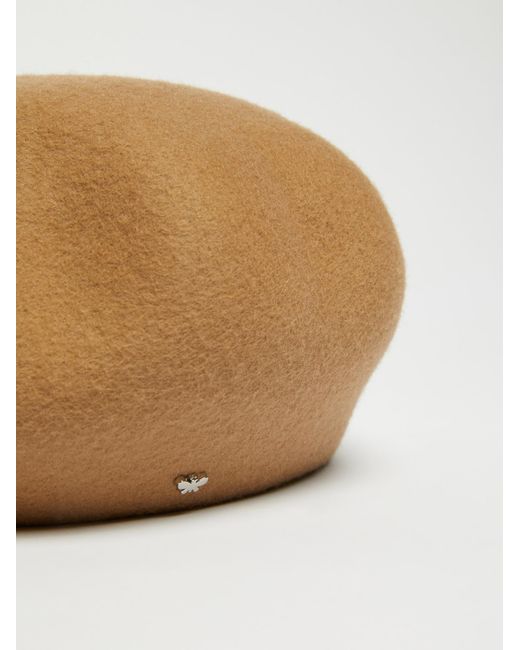 Weekend by Maxmara Brown Wool Beret