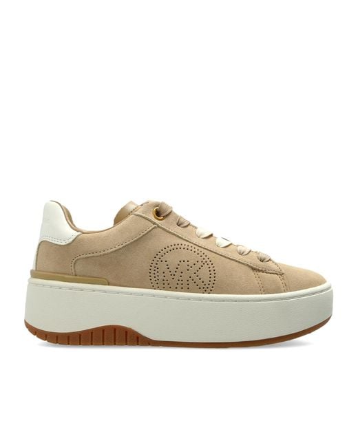 MICHAEL Michael Kors Natural Dottie Platform Sneakers