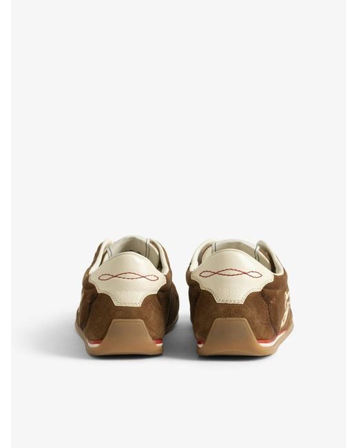 Zadig & Voltaire Brown Zv Dance Trainers