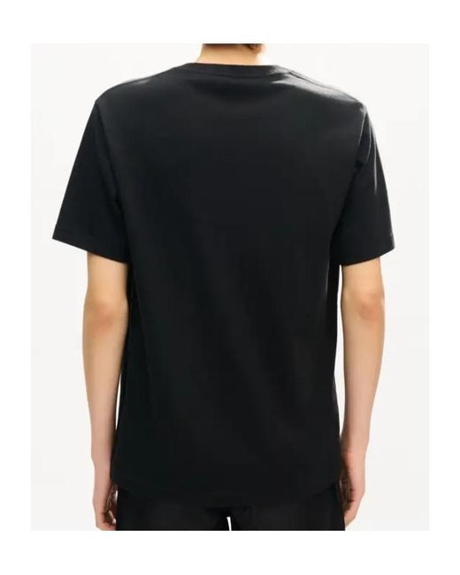 KENZO Black Signature Embroidered T-Shirt for men