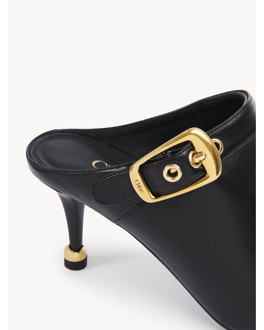 Chloé Black Chloé Andrea Heeled Mules