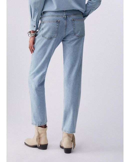 Liu Jo Blue Straight-Leg Jeans