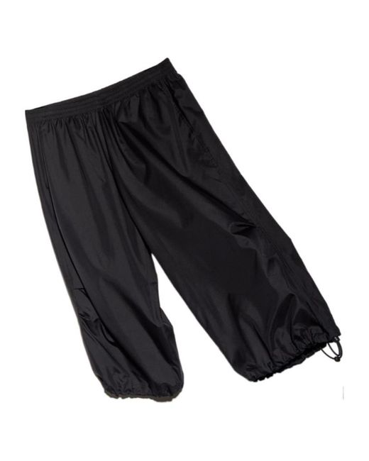 Gucci Black Technical Silk Poplin Bermuda for men