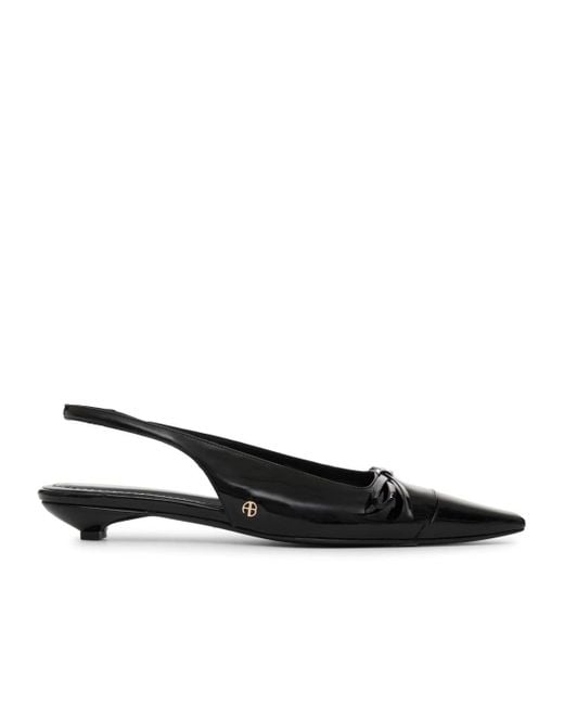 Anine Bing Black Zoey High-Heeled Sandals