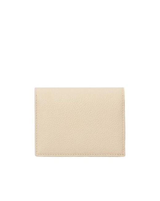 Burberry Natural Bloomsbury Folding Card Case