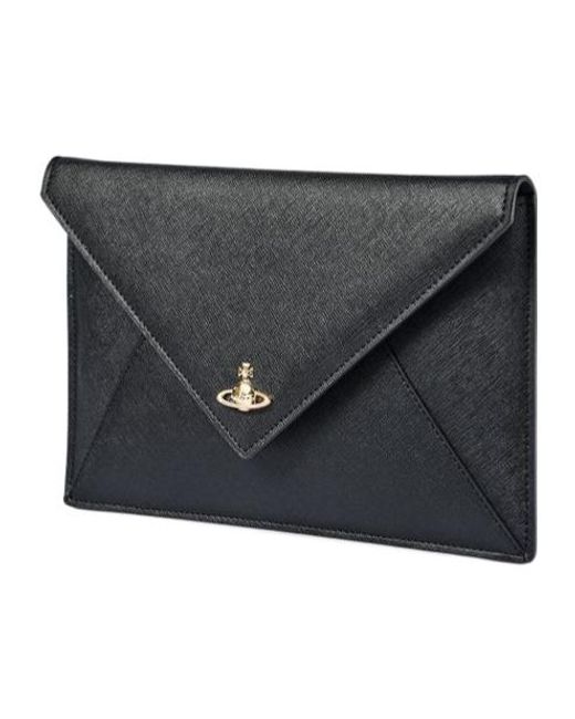 Vivienne Westwood Black Vitoria Clutch