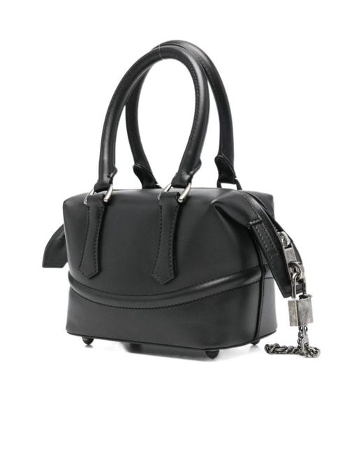 Enfants Riches Deprimes Black Top-Handle Chain Tote Bag