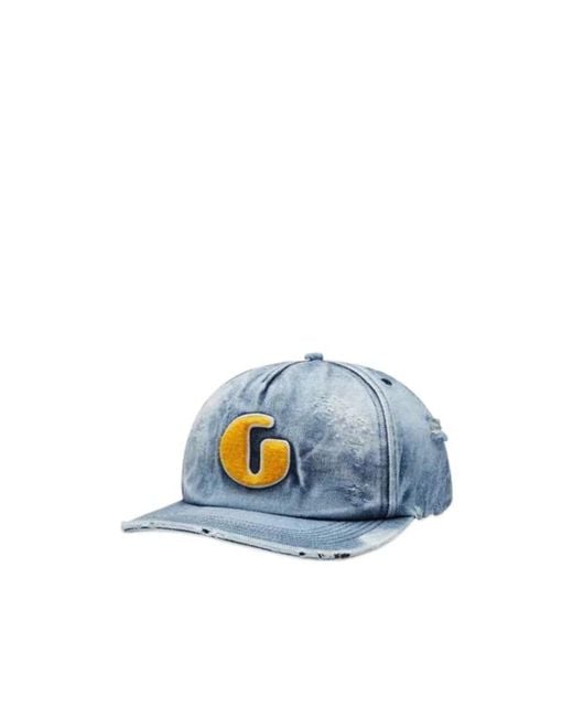 GALLERY DEPT. Blue G Logo Patch Distressed Cap for men
