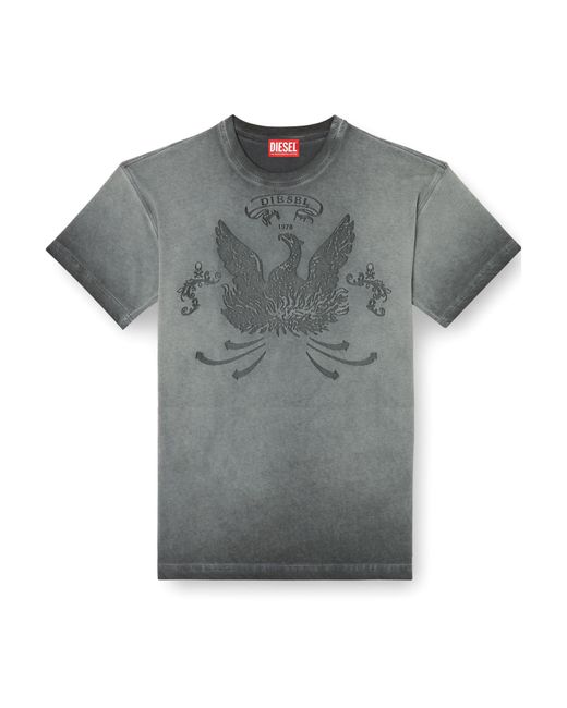 DIESEL Gray T-Norm T-Shirt for men
