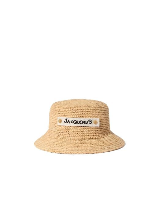 Jacquemus Natural The Plage Bucket Hat