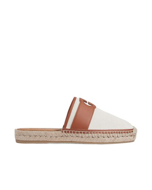 Gucci Brown Interlocking G Slide Espadrilles for men