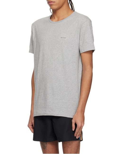 Paul Smith Blue 5 Pack Crewneck T-Shirt for men