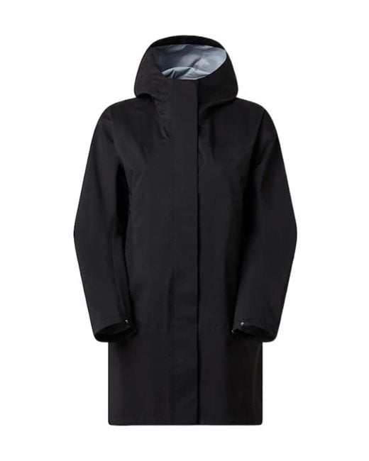The North Face Black Voyage Rain 3L Hooded Windbreaker