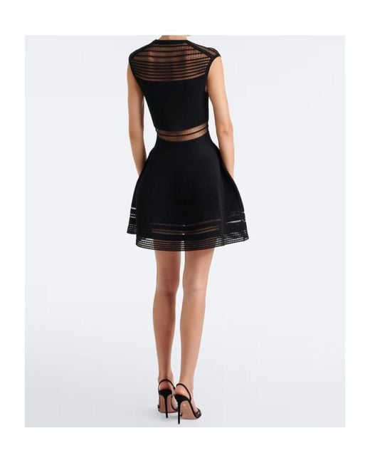 Jonathan Simkhai Black Esri Knit Mini Dress