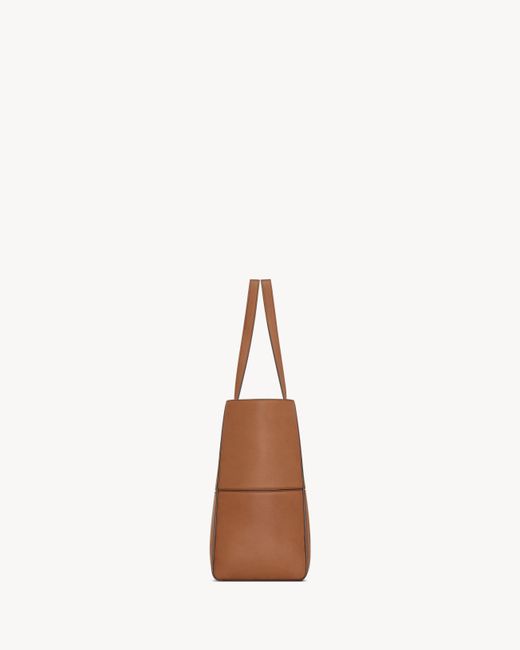 Saint Laurent Brown Paris Small 4 Carre Tote